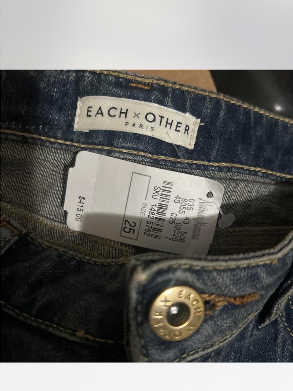 Each x Other Paris Slim Skinny Jeans in Dark Blue
